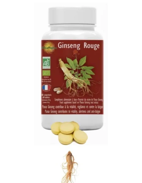 Panax Ginseng Extractum rojo 60 cápsulas - Tono físico y sexual Naturaleza Salud