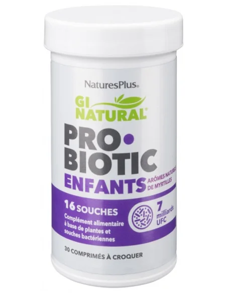 Probiotic enfants 30 comprimés Nature's plus