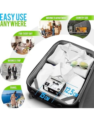 Purificateur d'eau sur robinet Aragon-SR Geyser dans une valise