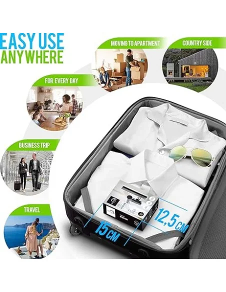 Purificateur d'eau sur robinet Aragon-SR Geyser dans une valise