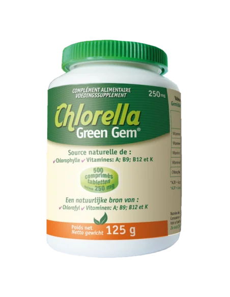 Chlorella Grenn Gem Nutriphys 500 comprimés
