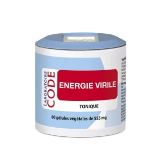 Energie virile Laboratoire CODE pilulier de 60 gélules végétales