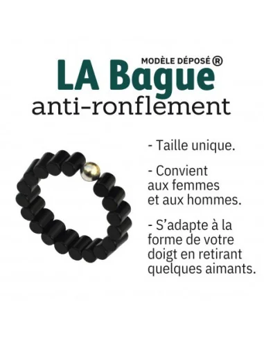 Bague anti-ronflements Aimantix avec des aimants