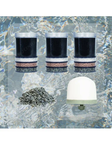 Pack filtration fontaine eva - Recharge 18 mois Fontaine Eva