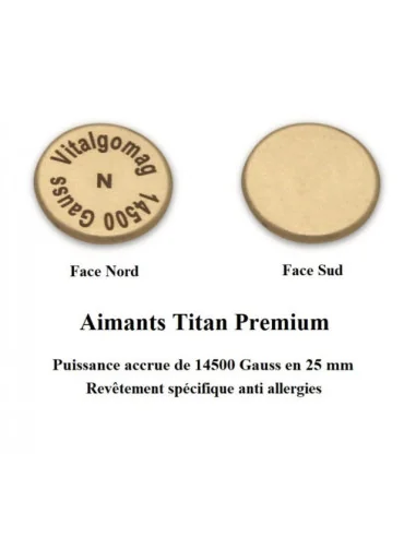 Imanes premium titanes de 14500 Gauss VitalGomag