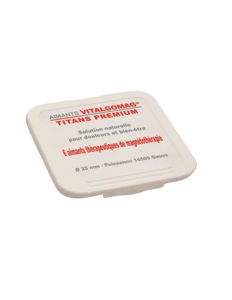 Imanes premium titanes de 14500 GAUSS 25 MM VITALGOMAG
