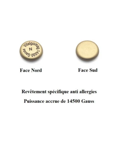 Aimants Titans Prenium (12 mn) de 14500 Gauss Vitalgomag