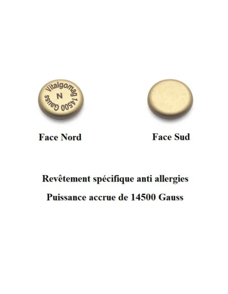 Aimants Titans Prenium (12 mn) de 14500 Gauss Vitalgomag