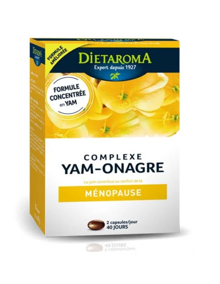 Yam Evening Primrose Complex 80cáps - Menopausia Diétaroma