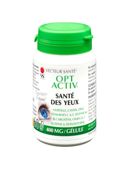 Opt'Activ 60 Cápsulas - Vector normal Visión de salud