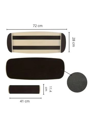 Wood balance board Dimension Biocenter