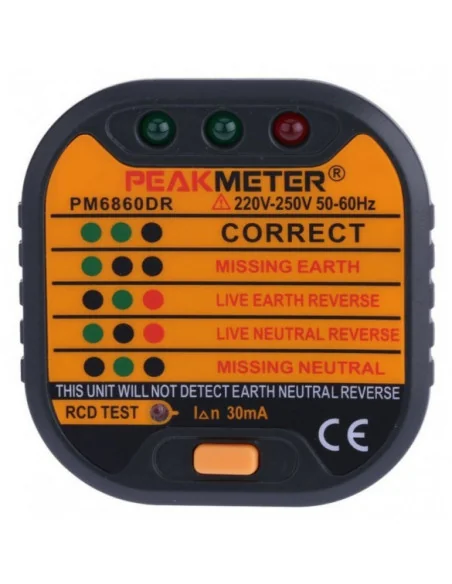 Testeur de terre PM6860DR PEAKMETER