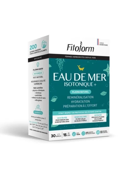 Eau de mer isotonique FITOFORM ampoules 30