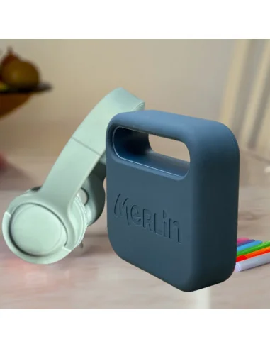 Pack Casque + Coque de protection pour conteuse Merlin