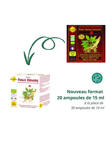 Panax Ginseng bio Astraphytos (ex PhytoAura) 20 ampoules