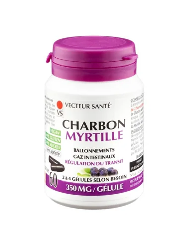 VECTEUR SANTE - CARBO'ACTIV MYRTILLE