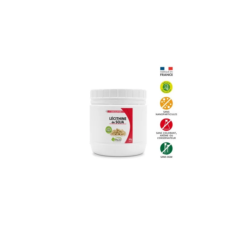 Lécithine de soja MGD NATURE 500 grammes
