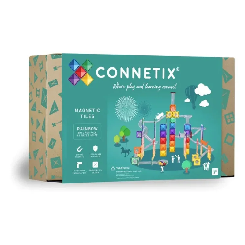 Ball Run arc-en-ciel 92 pièces CONNETIX