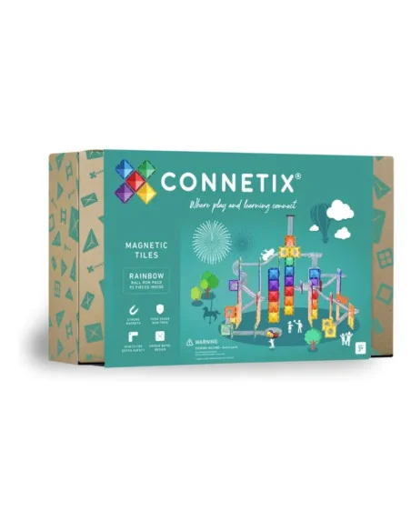 Ball Run arc-en-ciel 92 pièces CONNETIX