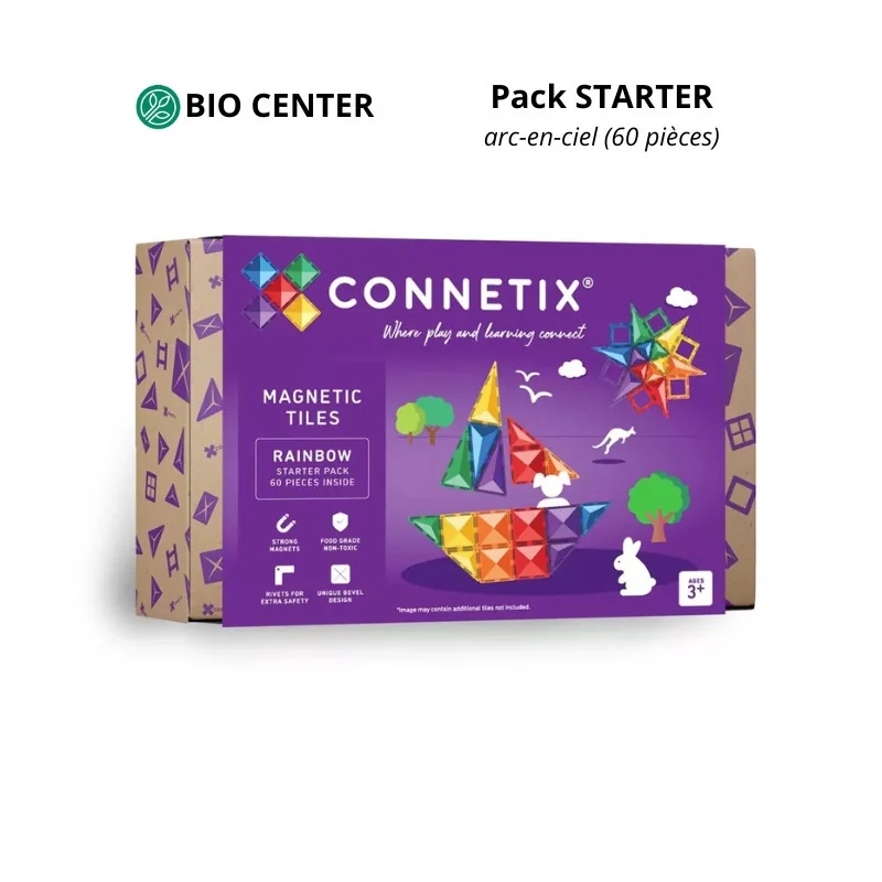 Pack starter arc-en-ciel CONNETIX