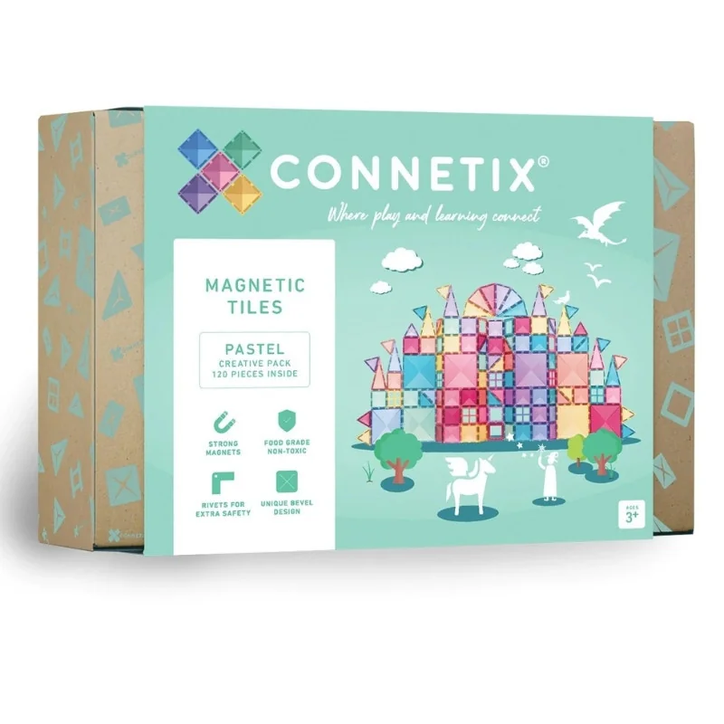 Pack créatif pastel 120 pièces CONNETIX