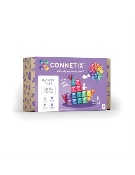 Pack starter pastel CONNETIX 64 pièces