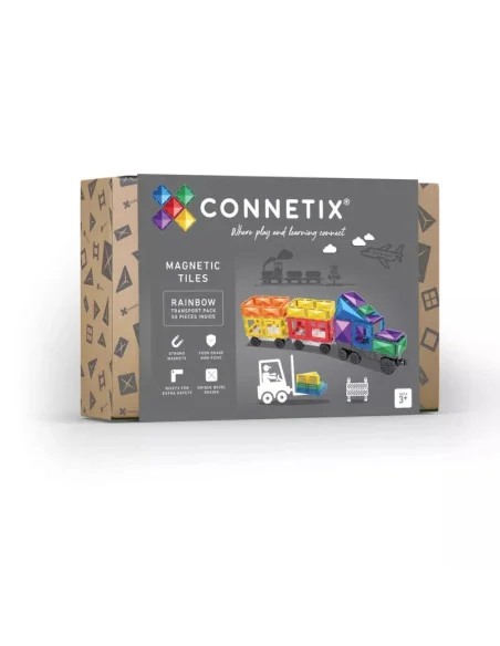Pack Transport arc-en-ciel CONNETIX 50 pièce