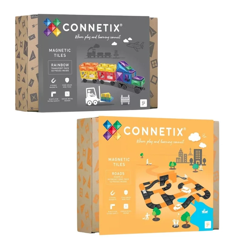 Pack véhicule et routes CONNETIX