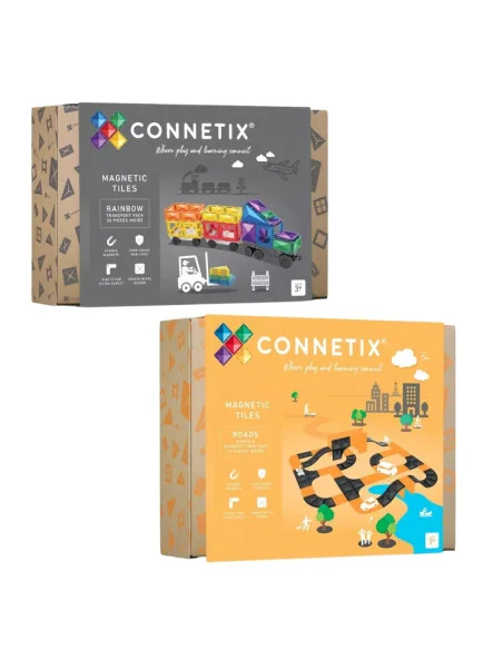 Pack véhicule et routes CONNETIX