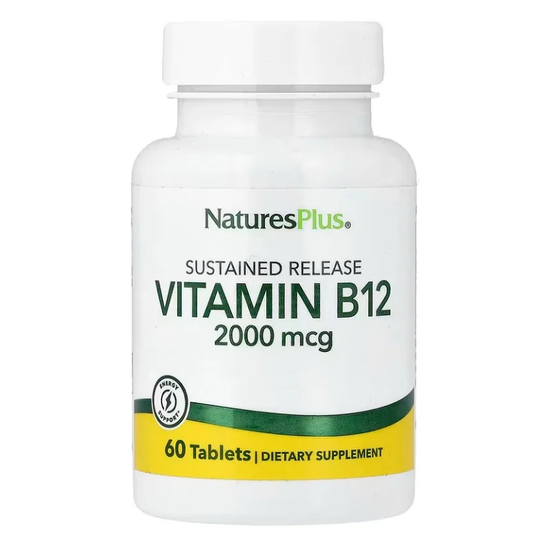 Vitamine B12 2000µg "Action prolongée" NATURE'S PLUS Vitamine B12 2000µg "Action prolongée" NATURE'S PLUS