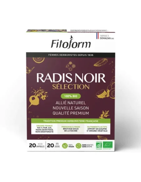 Radis noir FITOFORM 20 ampoules