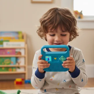 Boîte à histoires - bleu polaire - MERLIN