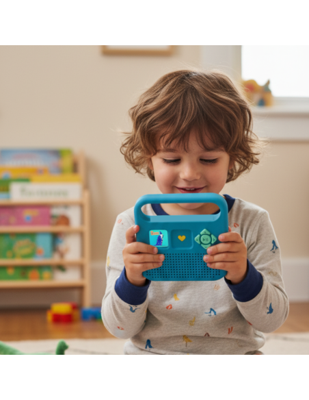 Boîte à histoires - bleu polaire - MERLIN