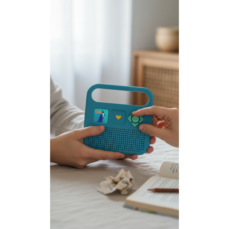 Boîte à histoires - bleu polaire -...