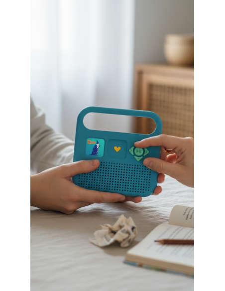 Boîte à histoires - bleu polaire - MERLIN