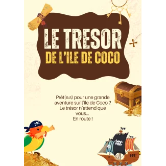 Chasse au trésor PIRATE KIDXPLORER