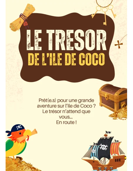 Chasse au trésor PIRATE KIDXPLORER