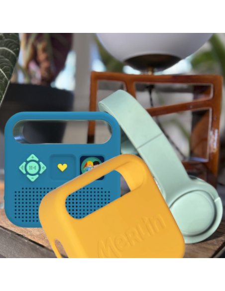 Pack Casque + Coque de protection pour conteuse MERLIN
