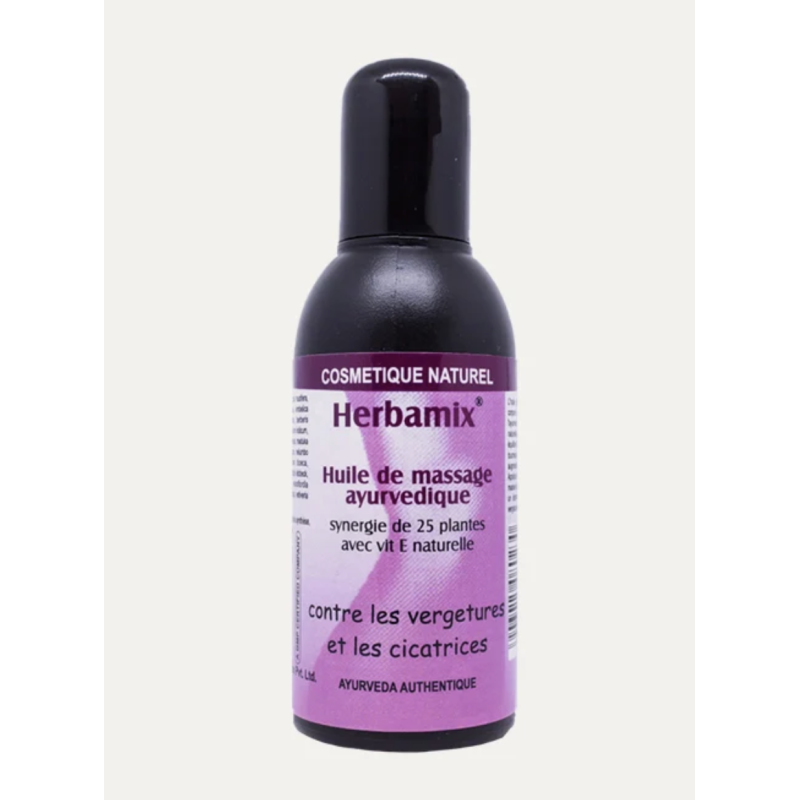 Huile de massage ayurvédique aux 25 plantes HERBAMIX
