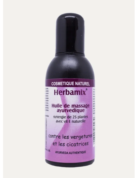 Huile de massage ayurvédique aux 25 plantes HERBAMIX