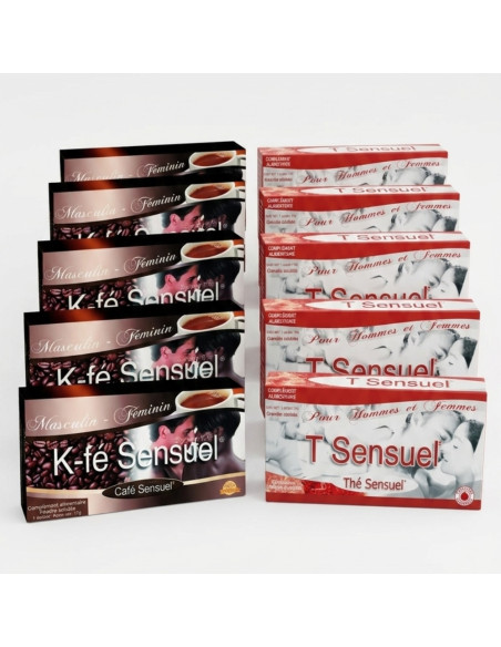 K-fé sensuel / thé sensuel lot 10 unités HTS