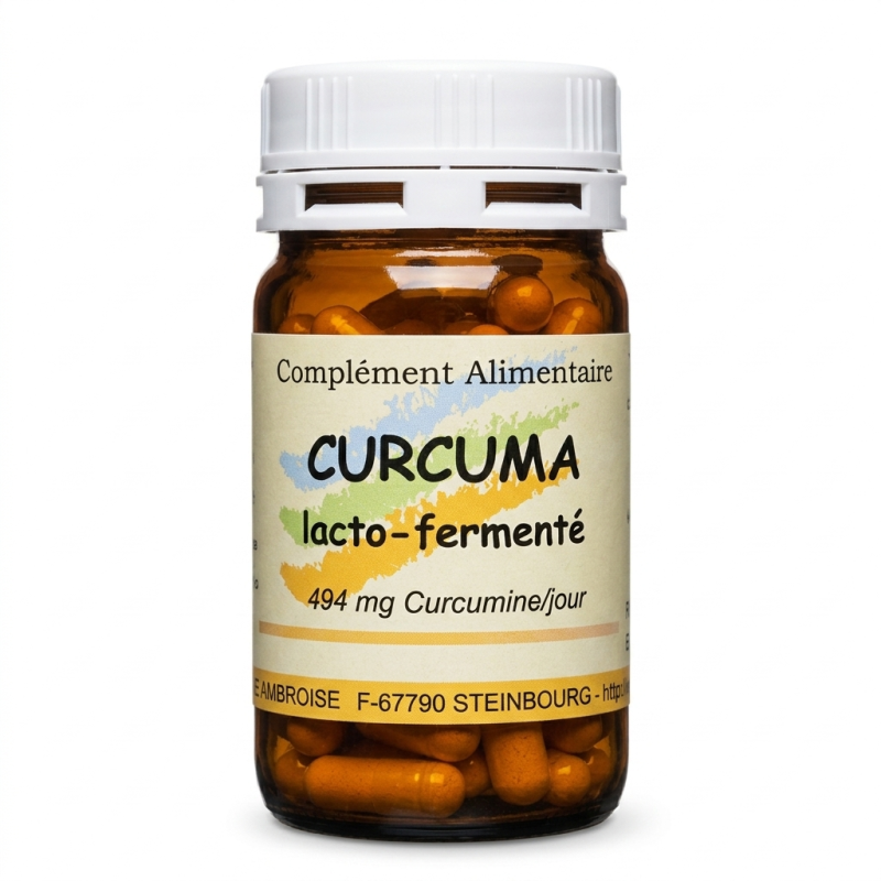 Curcuma Lacto-Fermenté LBA (laboratoire st Ambroise) 60 gélules