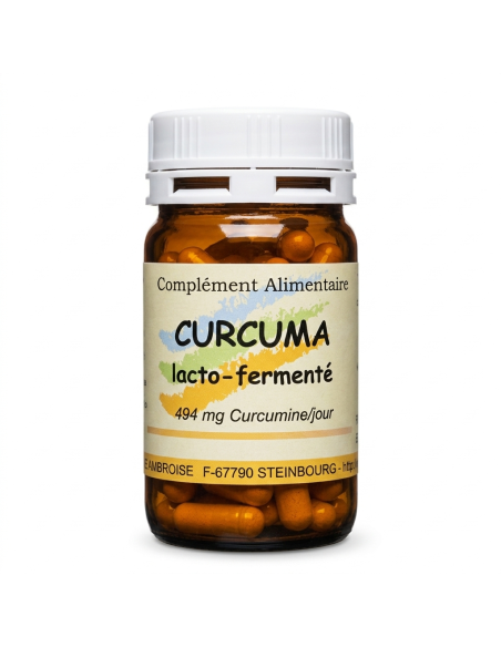 Curcuma Lacto-Fermenté LBA (laboratoire st Ambroise) 60 gélules