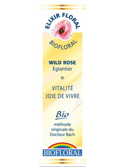 BIOFLORAL - WILD ROSE FLEUR DE BACH BIO BIOFLORAL