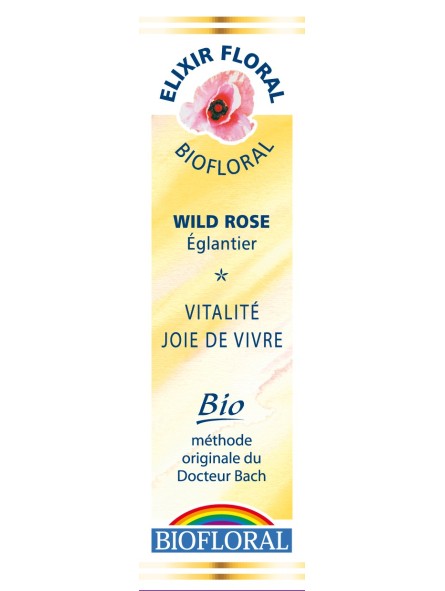 BIOFLORAL - WILD ROSE FLEUR DE BACH BIO BIOFLORAL