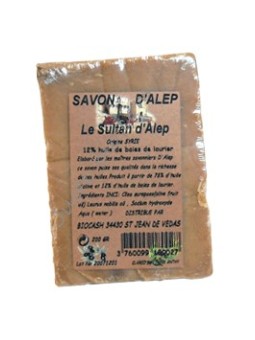 SAVON D'ALEP 12% LAURIER SULTAN D'ALEP