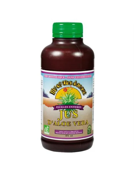 NATURE'S PLUS - JUS D'ALOE VERA BIO - 473 ml LILY OF THE DESERT