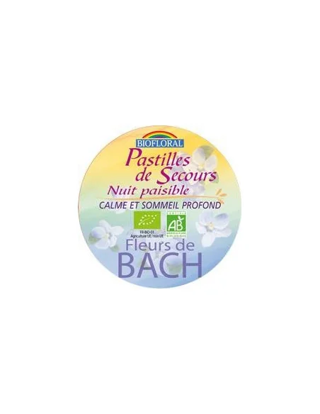 TABLETAS ORGÁNICAS DE ALIVIO NOCTURNO PACÍFICO - BIOFLORAL