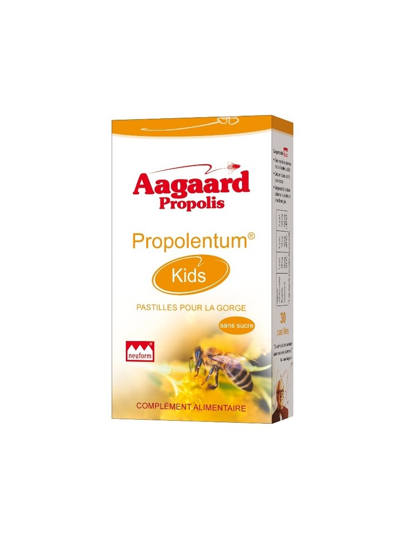 AAGAARD - PROPOLENTUM KIDS - PASTILLES POUR ENFANT A LA PROPOLIS AAGAARD