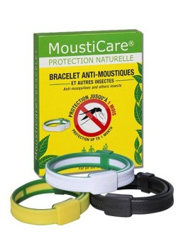 Bracelet anti moustiques Répulsif insectes Mousticare